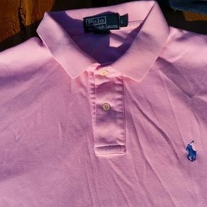 Polo by Ralph Lauren mens pink large